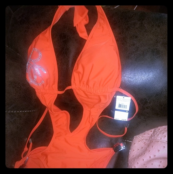 Orange  monokini - Picture 1 of 5